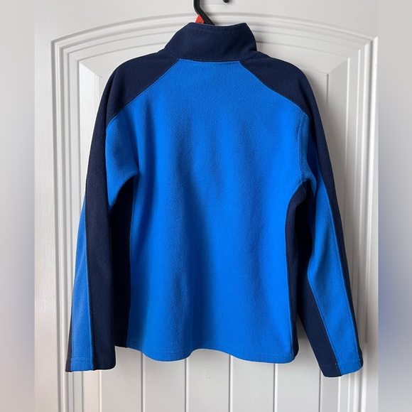 The North Face Boys M 10/12 Blue Fleece 1/4 Zip Pullover - Picture 3 of 12